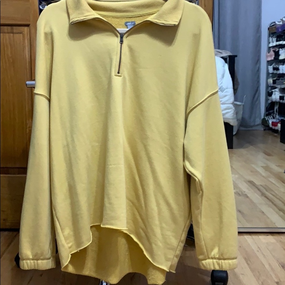 Made for leggings 3/4 zip Aerie sweater